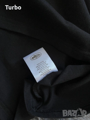 Corteiz черна тениска, снимка 3 - Тениски - 53850316