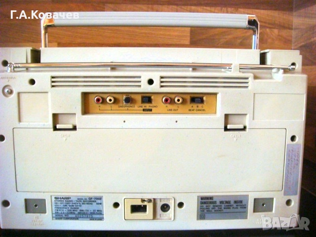 SHARP GF -700Z , снимка 10 - Радиокасетофони, транзистори - 52146152