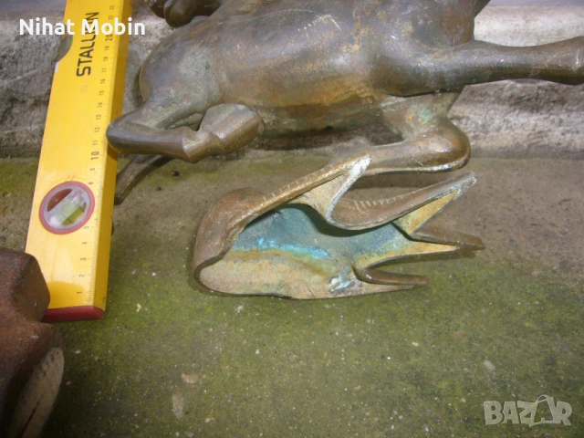 Бронзово конче, снимка 6 - Антикварни и старинни предмети - 53297524