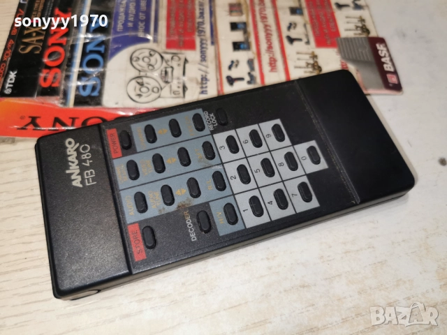 ANKARO FB480 SATELLITE RECEIVER REMOTE 2112251045, снимка 2 - Дистанционни - 52863816
