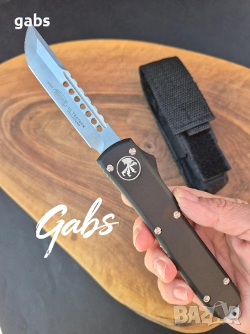 Автоматичен нож MICROTECH Ultratech ,два модела,светло острие, снимка 12 - Ножове - 53806663