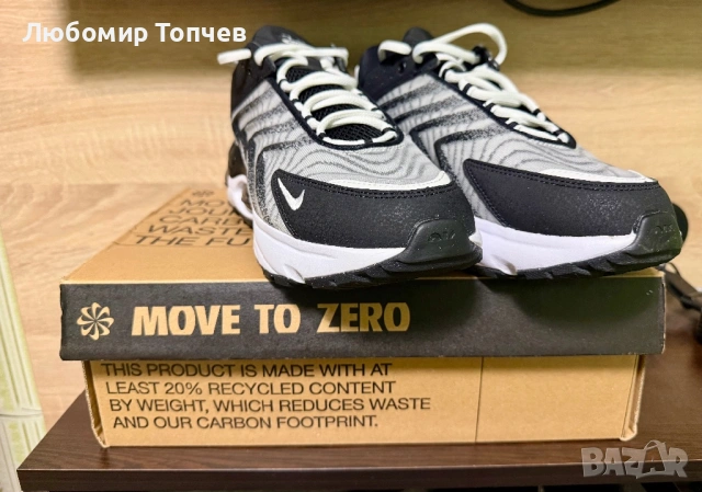 ЧИСТО НОВИ Обувки NIKE AIR MAX TW - Black/White, снимка 7 - Спортни обувки - 54174868