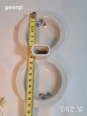 българска порцеланова солница 29/6, снимка 5 - Сервизи - 52832805