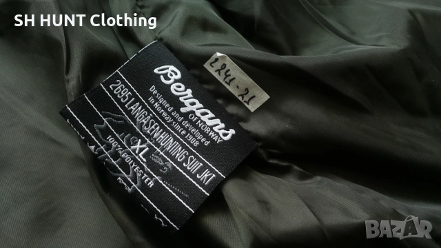Bergans of NORWAY LANGASEN HUNTING Waterproof Set размер XL за лов екип водонепромокаем - 1447, снимка 17 - Екипировка - 52433007