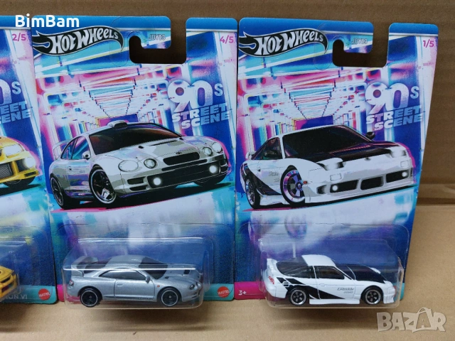 Колички Hot Wheels 90's STREET SCENE / Хот Уилс - 5 модела / 012, снимка 6 - Коли, камиони, мотори, писти - 53146301