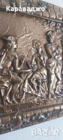 Бронзова Декорация/Картина, снимка 4 - Картини - 50329893