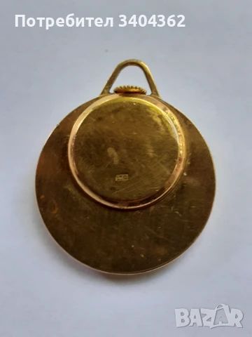 Стар руски часовник Слава медальон с позлата 6 микрона, снимка 5 - Антикварни и старинни предмети - 50851286