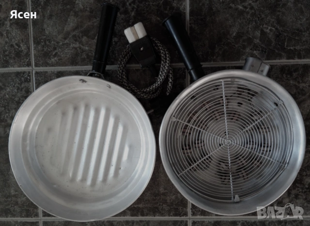 Домакински пържолник от едно време.Електрически.Работи отлично.