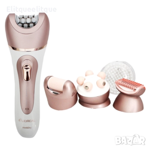 Комплект епилатор 5в1 Lexical, снимка 3 - Епилатори - 51571290