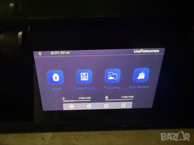 UniFormation GK3 Ultra Резинов принтер с резолюция 16K (с бонус 4 литра ресин и 2 касети), снимка 3 - Принтери, копири, скенери - 53889537