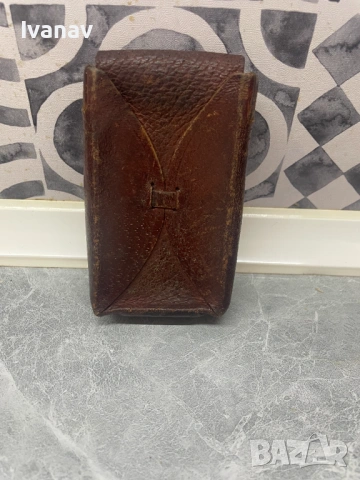 Кожен ръчно изработен калъф за цигари, снимка 2 - Антикварни и старинни предмети - 54157991