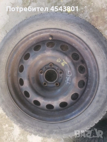 Продавам 2 бр джанти, железни 5/108. 225 /55/16.Подходящи за Peydeot. , снимка 2 - Гуми и джанти - 52248206