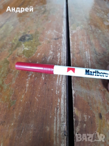 Стара писалка,химикал,химикалка Marlboro, снимка 2 - Други ценни предмети - 53649575