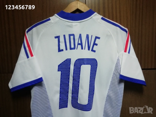 France Zidane Adidas нова оригинална тениска фланелка Зидан Франция vintage , снимка 3 - Тениски - 52516871