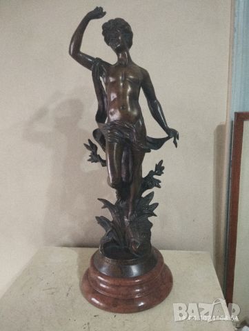 Стара статуетка, снимка 2 - Други ценни предмети - 45337663