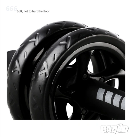 Тренировъчна ролка за корем, ширина 15 см, товароносимост 150 кг, снимка 3 - Други спортове - 54005986