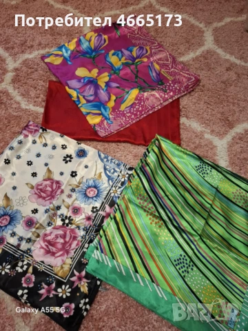 Сатенени и Копринени Шалове 