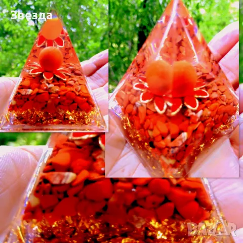 Оргонитна пирамида "Цвете на Живота"