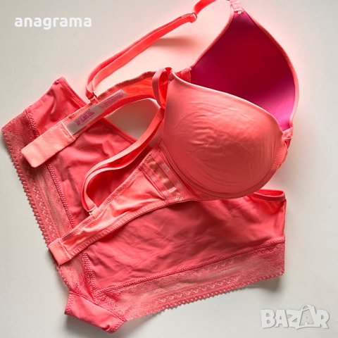 Нов сутиен Pink Victoria secret & бикини , снимка 1 - Бельо - 45070221