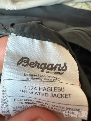 Мъжко!Bergans Haklebu insulated jacket размер ХЛ 20000 мм воден стълб, снимка 7 - Якета - 47160837