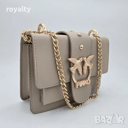 Pinko Нова Дамска Кожена Чанта Пинко , снимка 2 - Чанти - 54096216