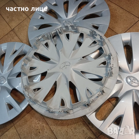 Тойота оригинални тасове 15 цола нов модел  , снимка 6 - Аксесоари и консумативи - 53365542