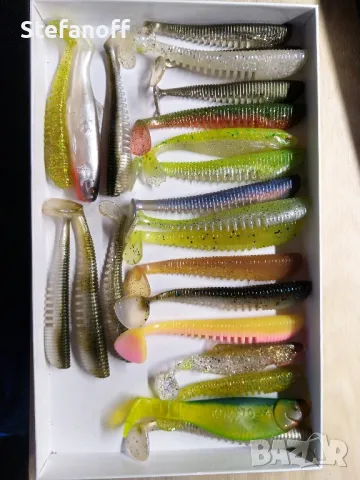 Лот силиконови примамки 1, снимка 2 - Такъми - 49621569