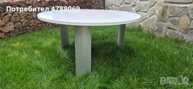 3 броя маси - дърво с метални крака, снимка 2 - Маси - 54096434