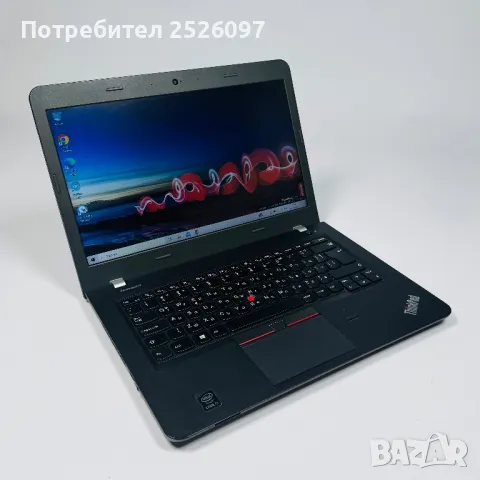 Лаптоп Lenovo ThinkPad E450/i7-5500u/12GB RAM/128GB SSD/Подсветка, снимка 2 - Лаптопи за работа - 48941501