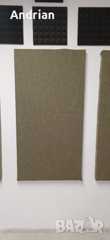 10 броя акустични панели с каменна вата и дървена обшивка за звукоизолация, снимка 3 - Други - 52698268