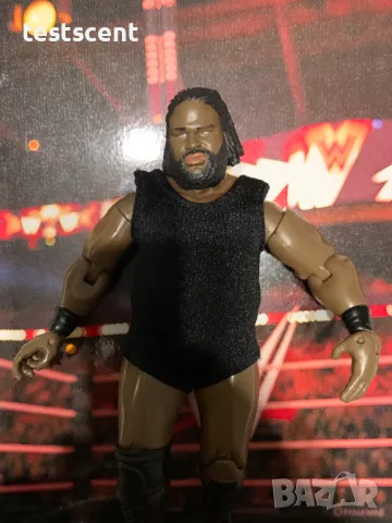 Екшън фигура WWE Mark Henry Марк Хенри WSM figure играчка Jakks full black, снимка 3 - Колекции - 48939008