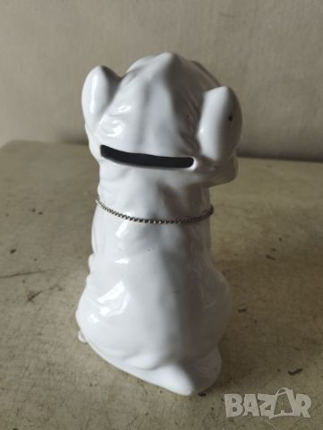 порцеланова статуетка-куче касичка, снимка 4 - Антикварни и старинни предмети - 46143794