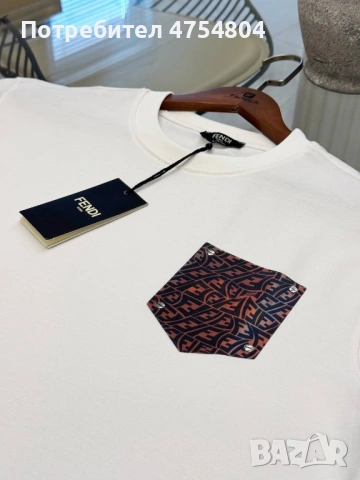 Най-високо качество мъжки тениски Fendi, снимка 3 - Тениски - 53707885