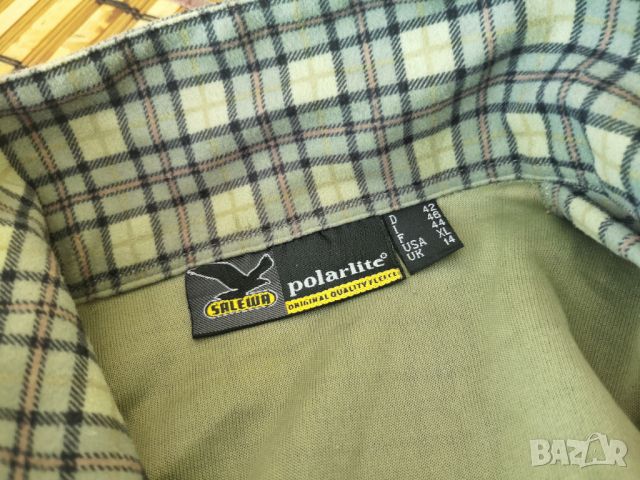 Salewa Polarlite Flannel / XL* / дамска спортна ергономична поларена риза / състояние: ново, снимка 3 - Екипировка - 45357075