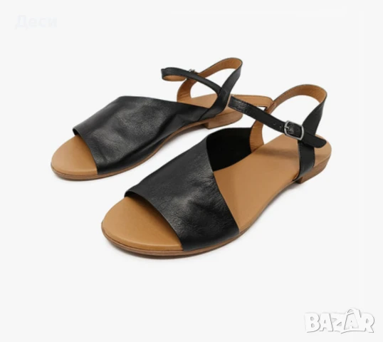 Дамски сандали естествена кожа