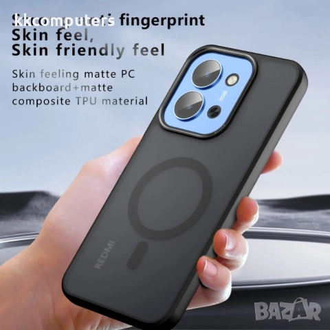 Xiaomi Redmi 15C 5G / 4G / Poco C85 4G – PC + TPU Удароустойчив Калъф и Протектор с MagSafe, снимка 10 - Калъфи, кейсове - 52072080