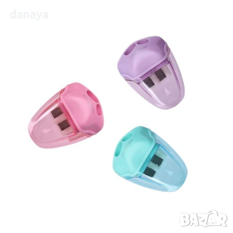 6560 Двойна острилка за моливи KEYROAD с контейнер