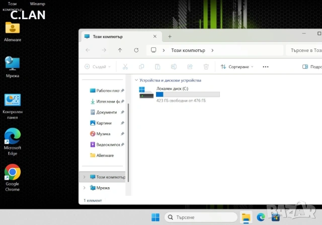 Alienware X14 R1 i7 12700H/16GB/512SSD/RTX 3060-6GB/FHD/Подсветка, снимка 4 - Лаптопи за игри - 53882555