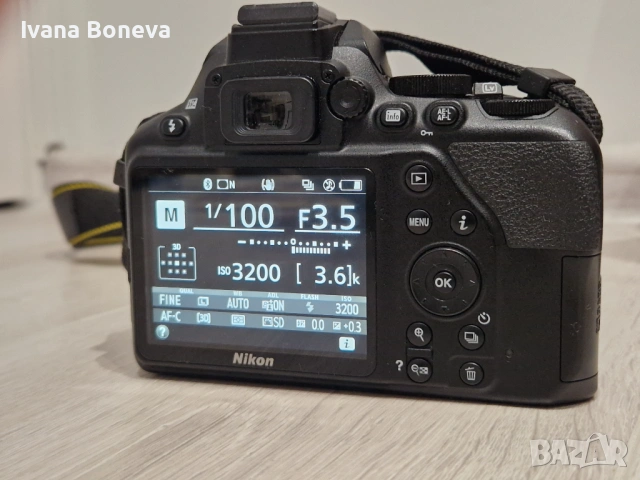 DSLR Nikon D3500, снимка 4 - Фотоапарати - 53048633