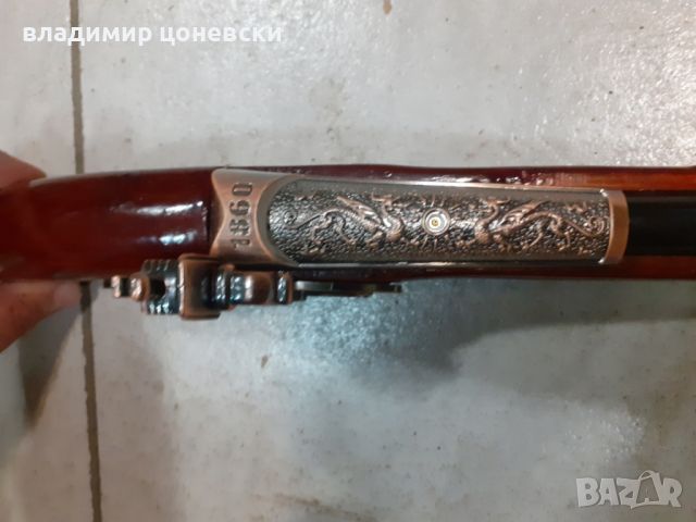 Красив кремъчен пистолет,пищов,оръжие, снимка 3 - Антикварни и старинни предмети - 43295196