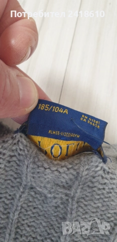POLO Ralph Lauren Cable Merino/ Cashmere  Knit Mens Size XL  ОРИГИНАЛ! Mъжки Пуловер, снимка 17 - Пуловери - 52040955