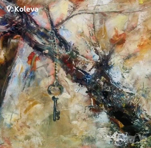 Картина маслени бои върху платно , снимка 2 - Картини - 53445974