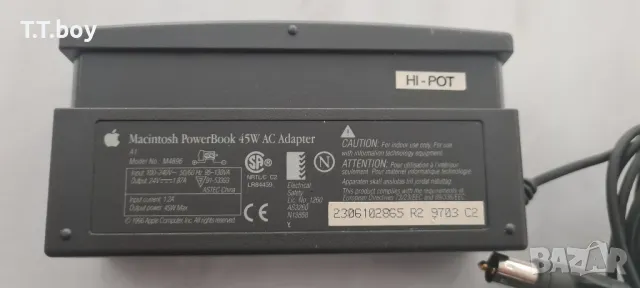 Macintosh powerbook ac adapter , снимка 3 - Части за лаптопи - 50316396