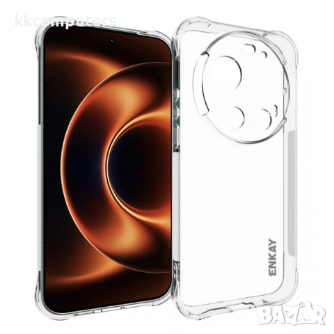 ENKAY HAT PRINCE Прозрачен Калъф за Xiaomi 17 Ultra 5G - TPU, Подсилени ъгли, Анти-приплъзване