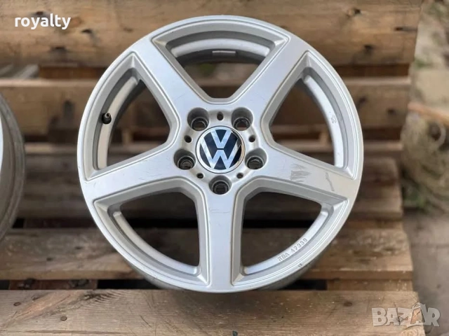 5х112 16 Джанти VW Фолксваген Golf Passat Touran Caddy 5x112 ET 46 J 6, снимка 2 - Аксесоари и консумативи - 52854383