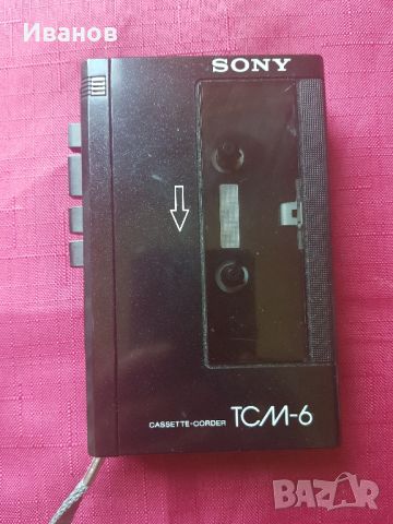 SONY TCM-6 рекордер, снимка 1 - Аудиосистеми - 46170013