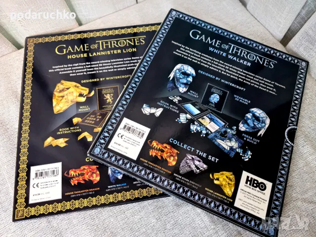 Игра на Тронове - 3D Маски / Game of Thrones - 3D Masks, снимка 2 - Художествена литература - 47816942