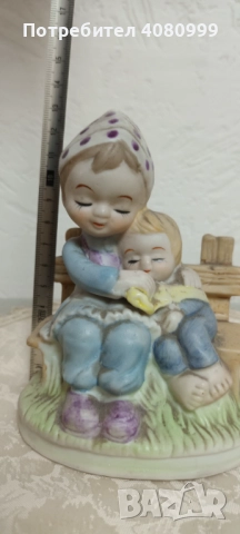 Мини фигурка "Две деца на пейка", снимка 5 - Колекции - 51969062