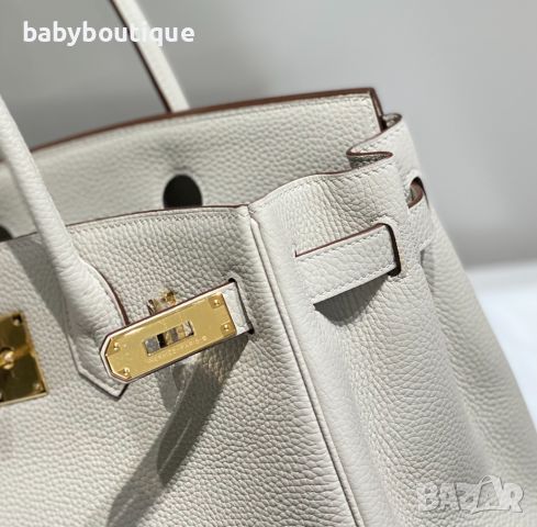 Hermes Birkin Pearl Gray, снимка 4 - Чанти - 45389851