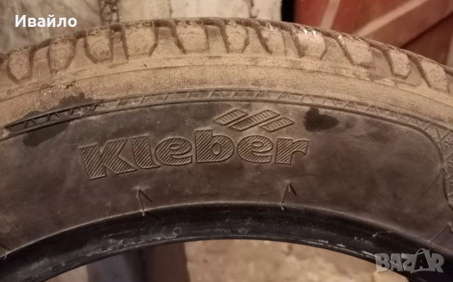 Продавам 4 броя Зимни гуми 205.55.16 на 1 сезон дот 2019 Kleber , снимка 4 - Гуми и джанти - 53629959